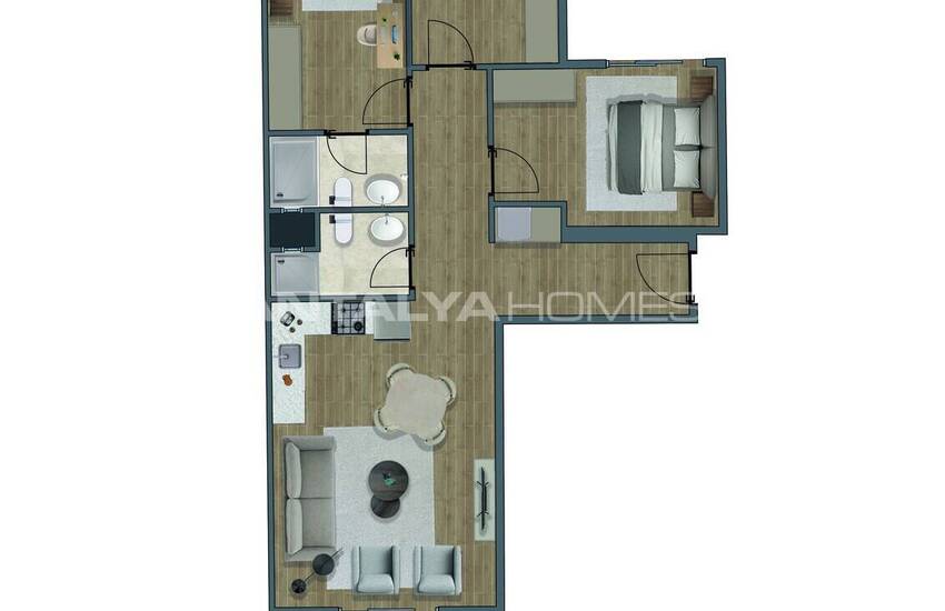 Appartements Neufs Dans Un Complexe Proche De La Mer À Mersin Tömük 23