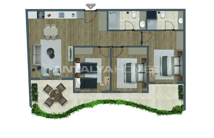 Appartements Neufs Dans Un Complexe Proche De La Mer À Mersin Tömük 27