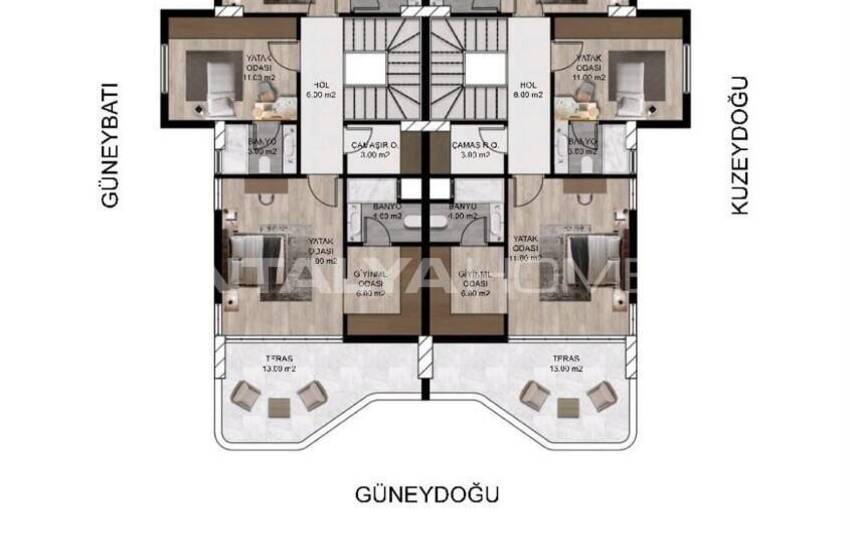 Huizen In Een Prestigieus Project In Mersin Erdemli 16