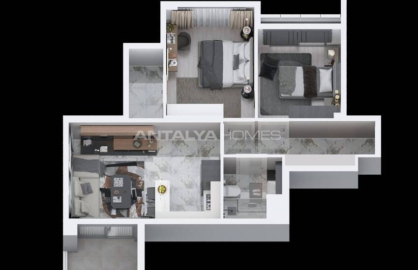 Stylish Flats in a Complex Near the Sea in Mersin Erdemli 26