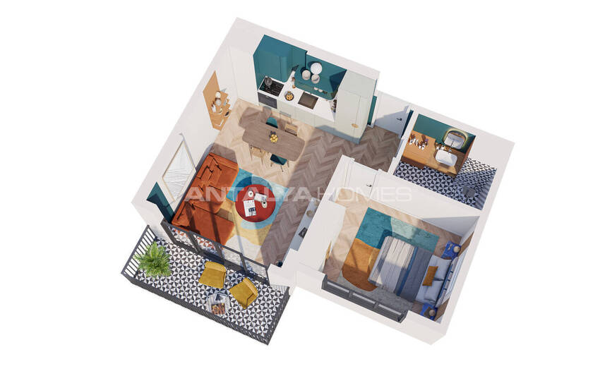 Mersin Ayaş'ta Havuzlu Site İçinde Satılık Daireler 22