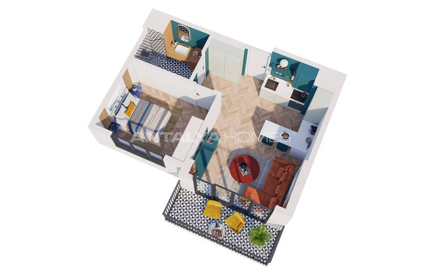 Mersin Ayaş'ta Havuzlu Site İçinde Satılık Daireler 23