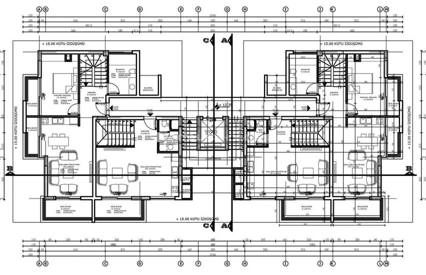 Key-ready Apartments 240 Mt to Sea in Kestel Alanya 23