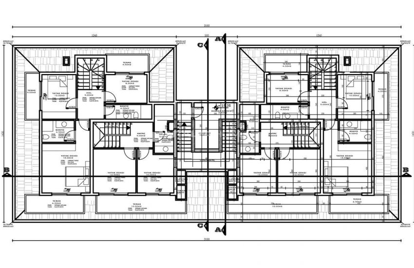 Key-ready Apartments 240 Mt to Sea in Kestel Alanya 25