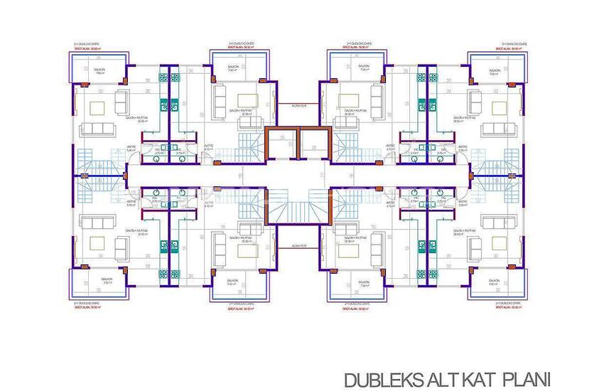 New-built Apartments 700 Mt to the Beach in Alanya 18