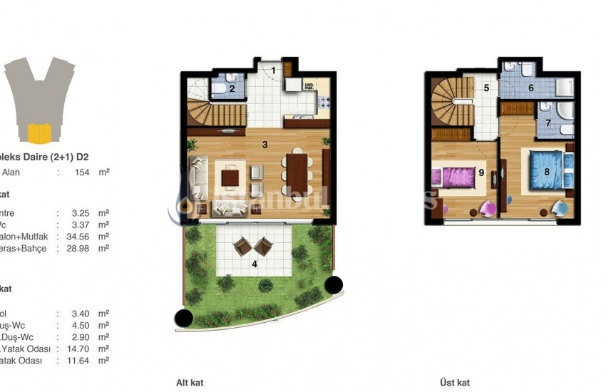 Quality Maltepe Flats 15 Minutes Away From the Airport