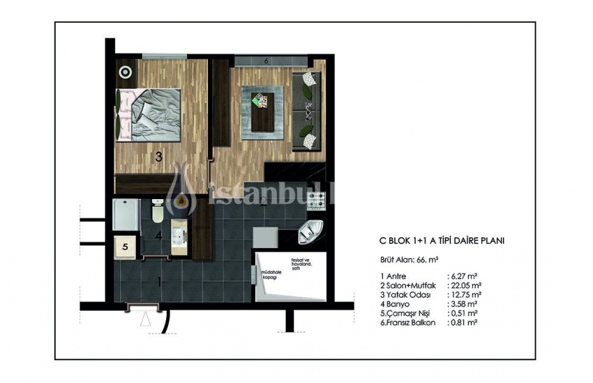 Quality Maltepe Flats 15 Minutes Away From the Airport