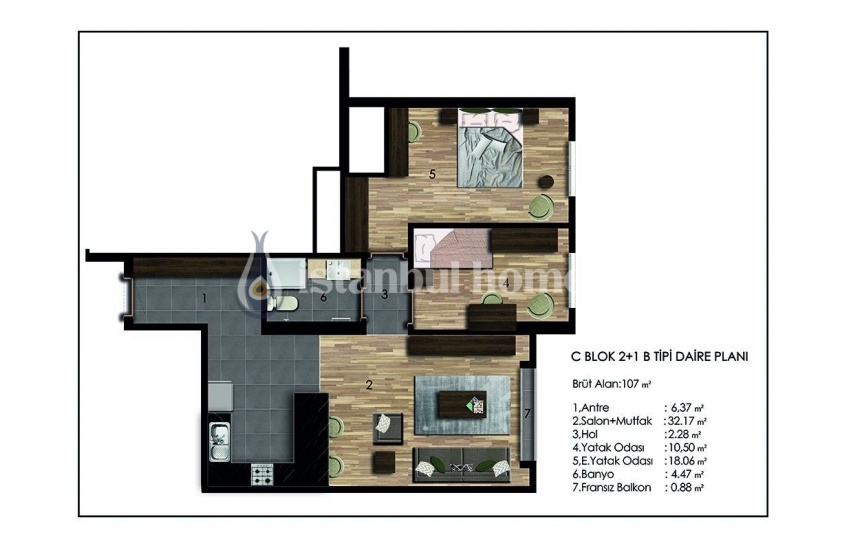 Quality Maltepe Flats 15 Minutes Away From the Airport