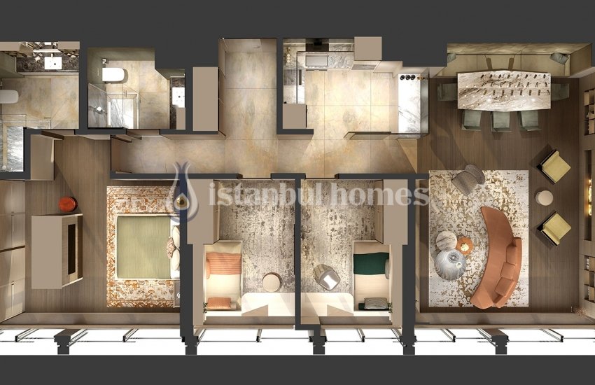 Luxury Real Estate Designed with Modular Architecture in Kadikoy