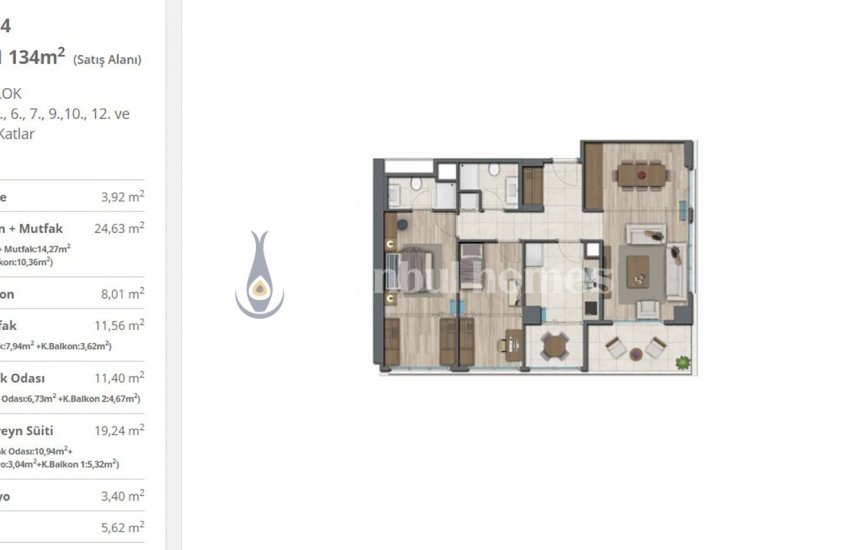 Istanbul, Kagithane Apartments in a Developing Area