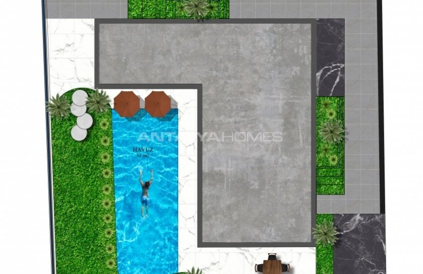 Exclusieve Villa Omgeven Door Natuur In Kargıcak Alanya 29