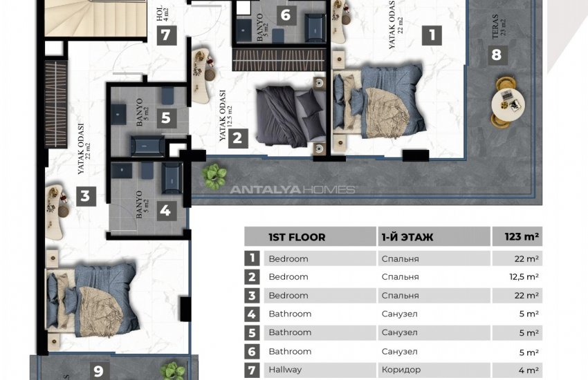 Exclusieve Villa Omgeven Door Natuur In Kargıcak Alanya 27