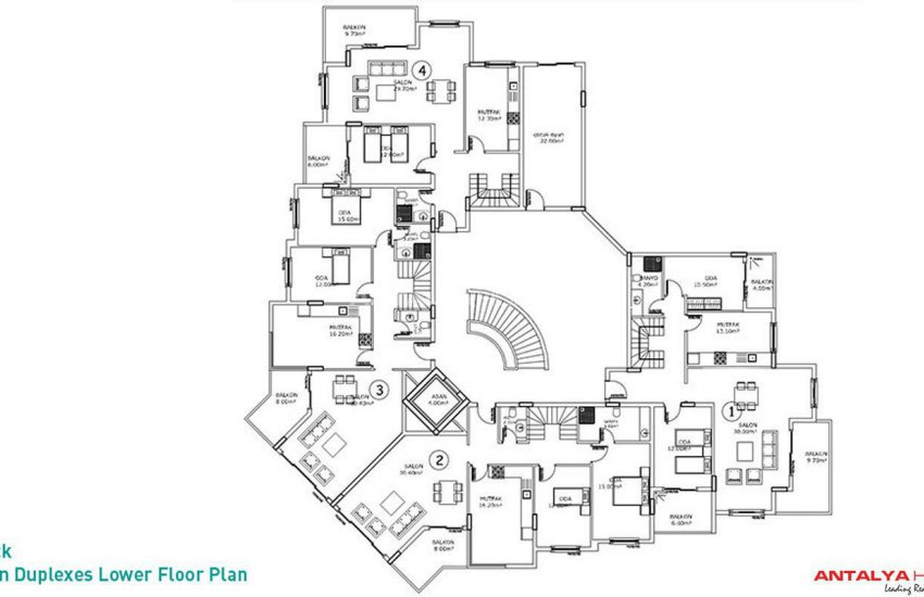 Luxury Apartments with Sea View in Alanya Kestel 28