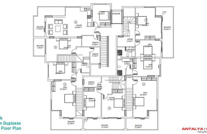 Luxury Apartments with Sea View in Alanya Kestel 38