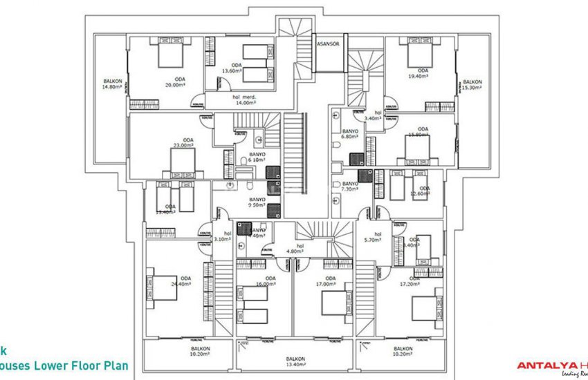 Luxury Apartments with Sea View in Alanya Kestel 40