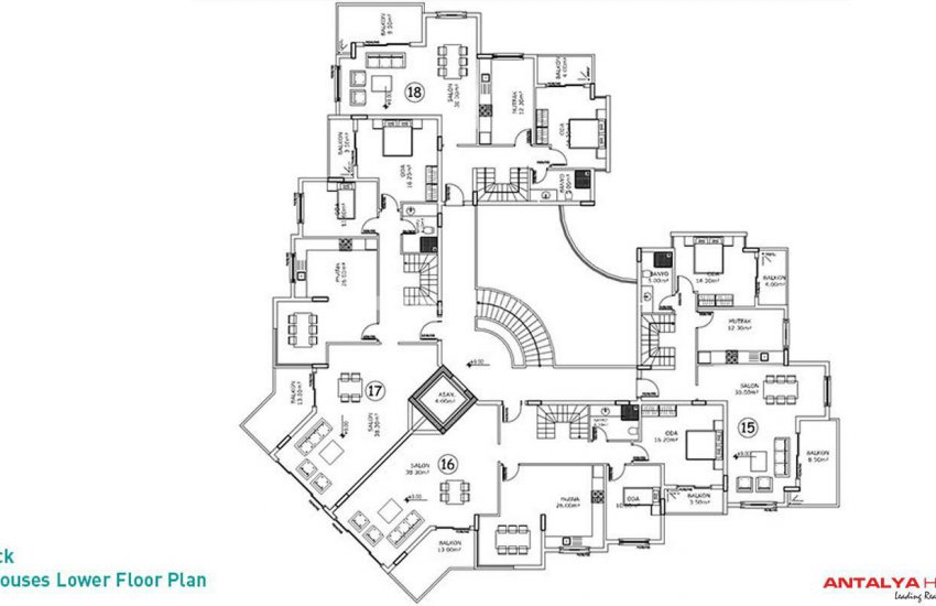 Luxury Apartments with Sea View in Alanya Kestel 31