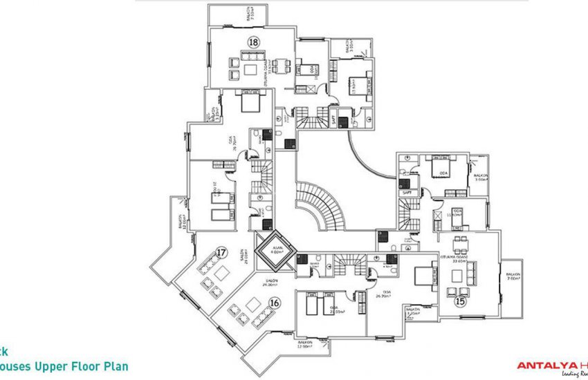 Luxury Apartments with Sea View in Alanya Kestel 32