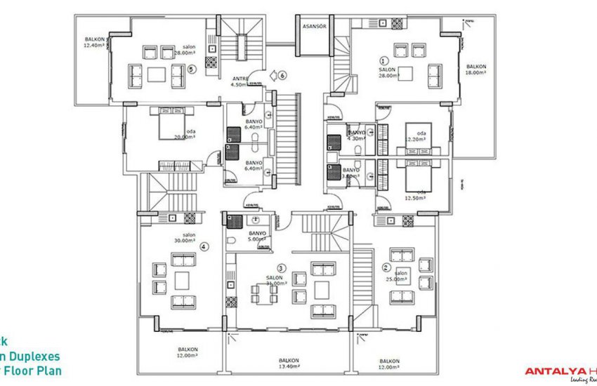 Luxury Apartments with Sea View in Alanya Kestel 33