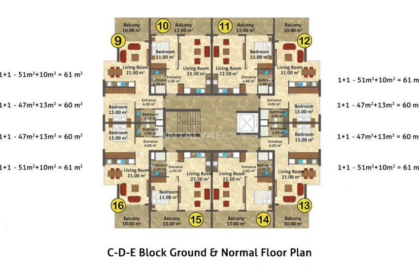 High-quality Apartments Close to the Sea in Alanya 30