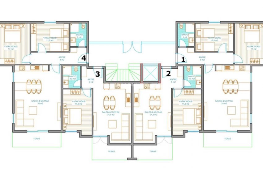 Splendid Antalya Apartments with Balcony in Konyaalti 22