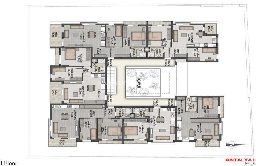 Lara Orkide Homes New Built Homes in Lara 14