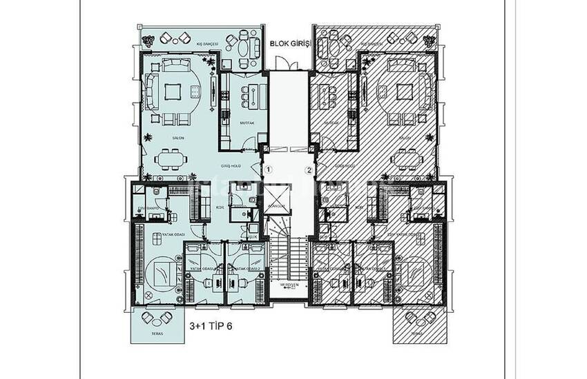 Specially-designed Real Estate Intertwined with Nature in Istanbul