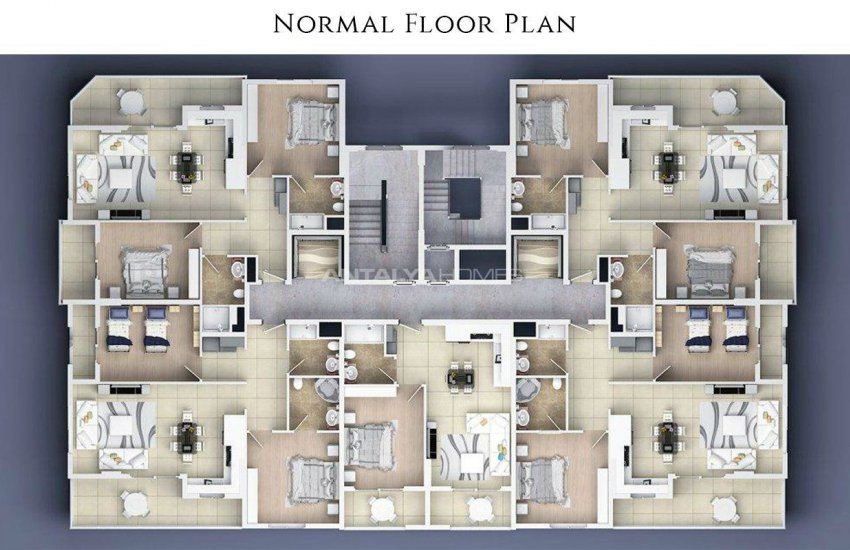 High-quality Apartments with Rich Complex Features in Alanya 21