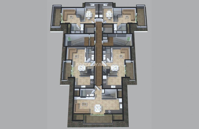 Ideally Located Alanya Apartments with Swimming Pool 7