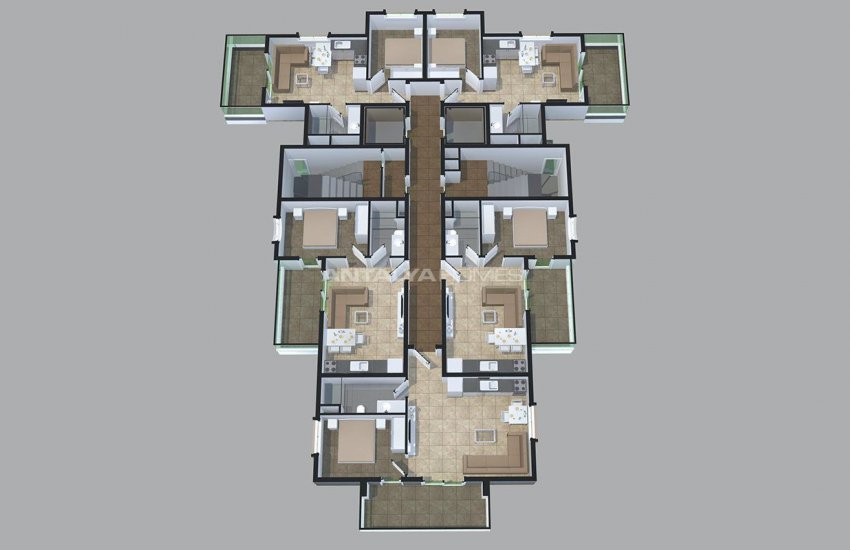 Ideally Located Alanya Apartments with Swimming Pool 8