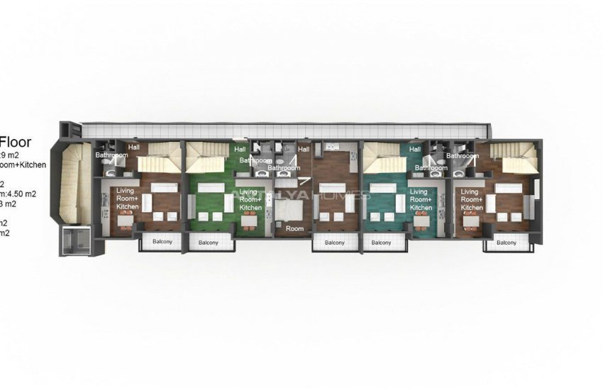 Well-located Alanya Apartments in Oba with Luxury Design 29