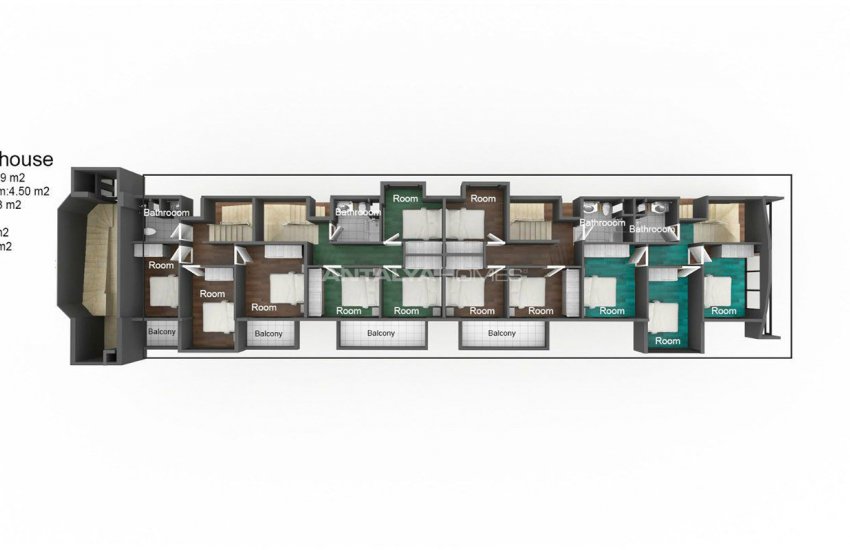 Well-located Alanya Apartments in Oba with Luxury Design 31