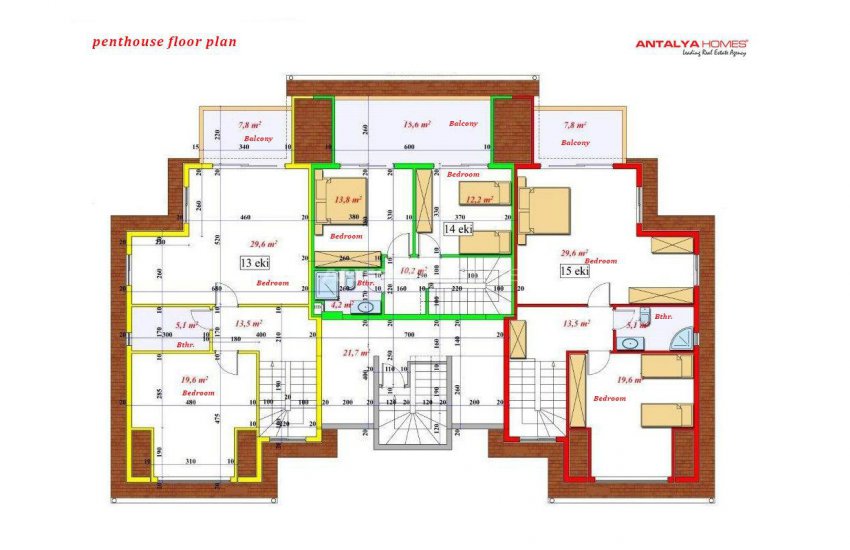 Alanya Avsallar'da Denize Yakın Satılık Lüks Daireler 22