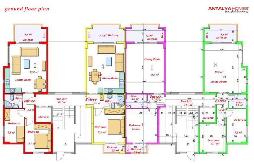 Alanya Avsallar'da Denize Yakın Satılık Lüks Daireler 15