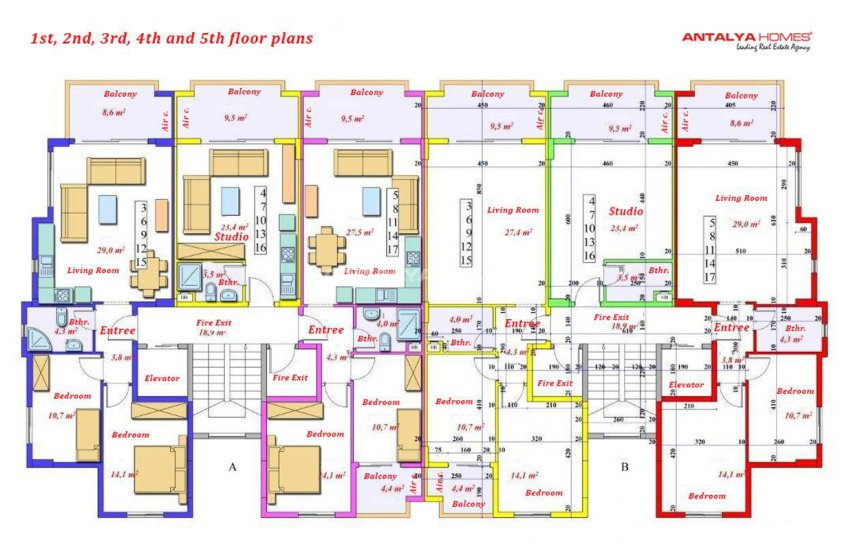 Alanya Avsallar'da Denize Yakın Satılık Lüks Daireler 16