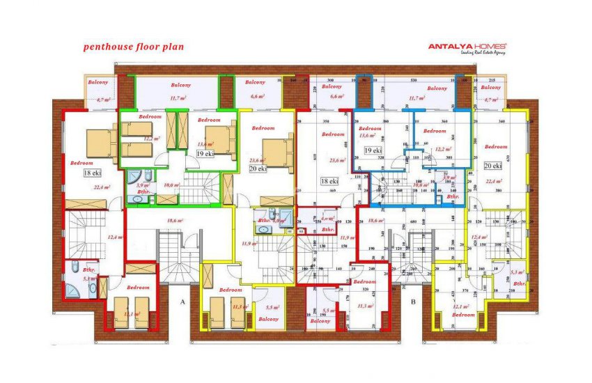 Alanya Avsallar'da Denize Yakın Satılık Lüks Daireler 18