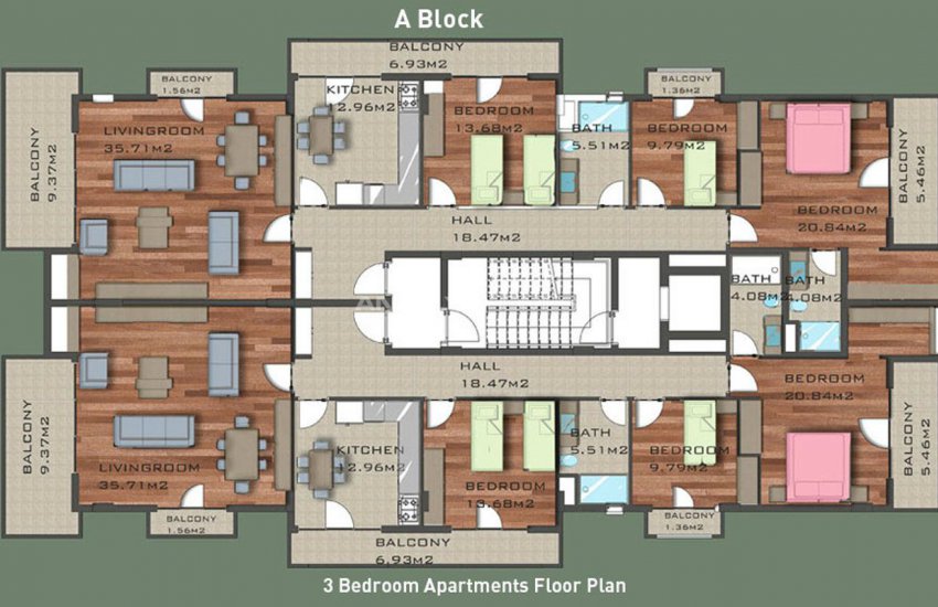 Apartments Right Next to the World Renowned Beach in Alanya 28