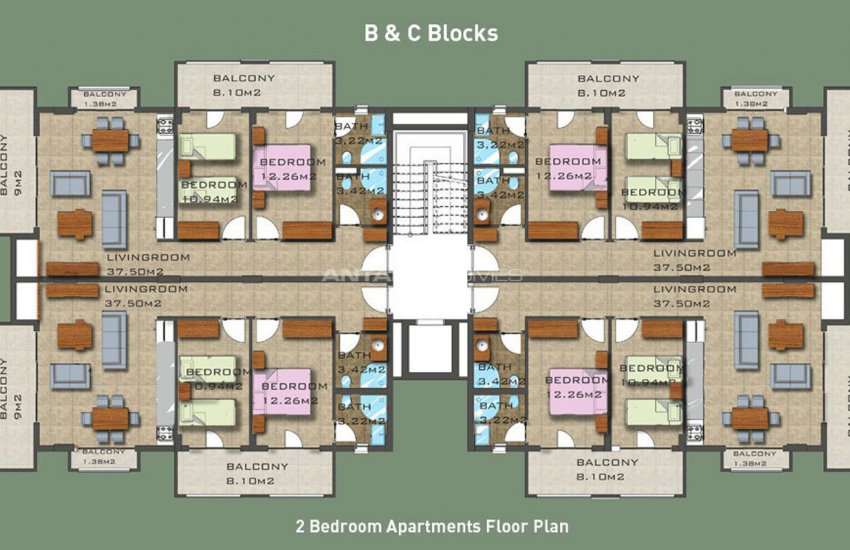 Apartments Right Next to the World Renowned Beach in Alanya 29