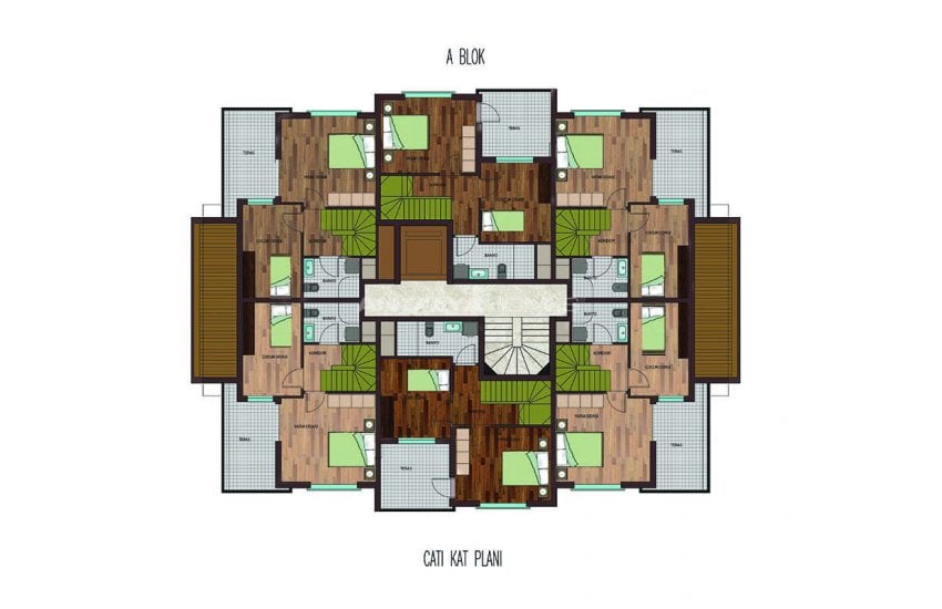 Modern Apartments at a Favourable Location of Antalya 46