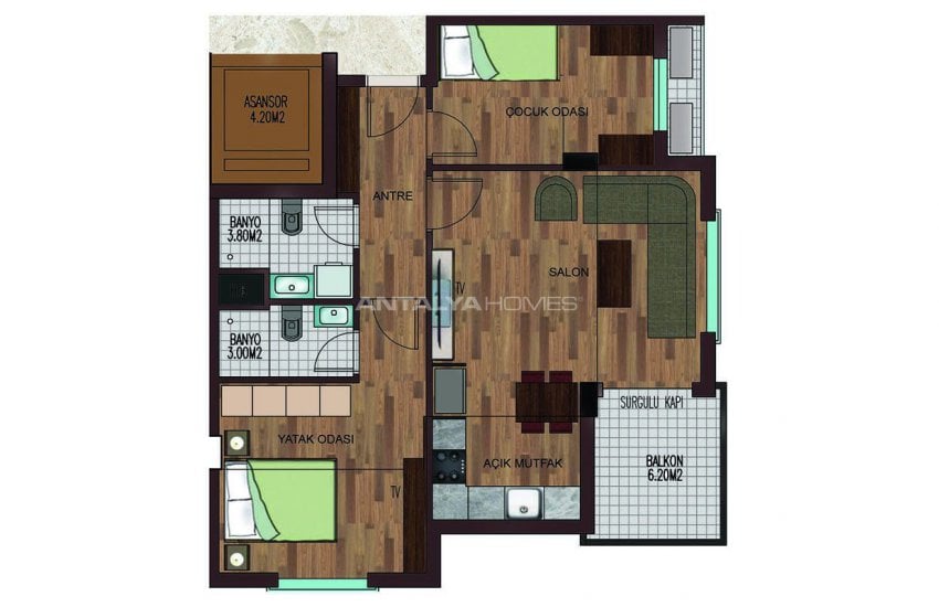 Modern Apartments at a Favourable Location of Antalya 57