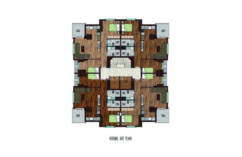 Modern Apartments at a Favourable Location of Antalya 62