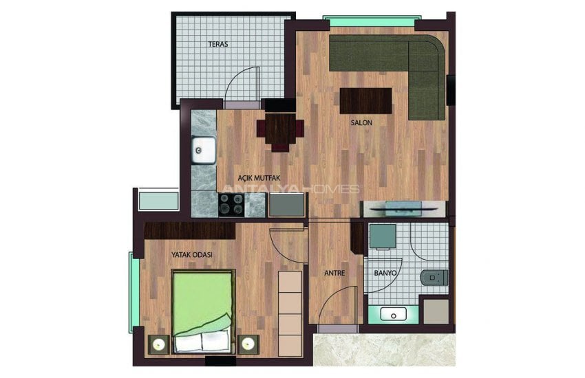 Modern Apartments at a Favourable Location of Antalya 48