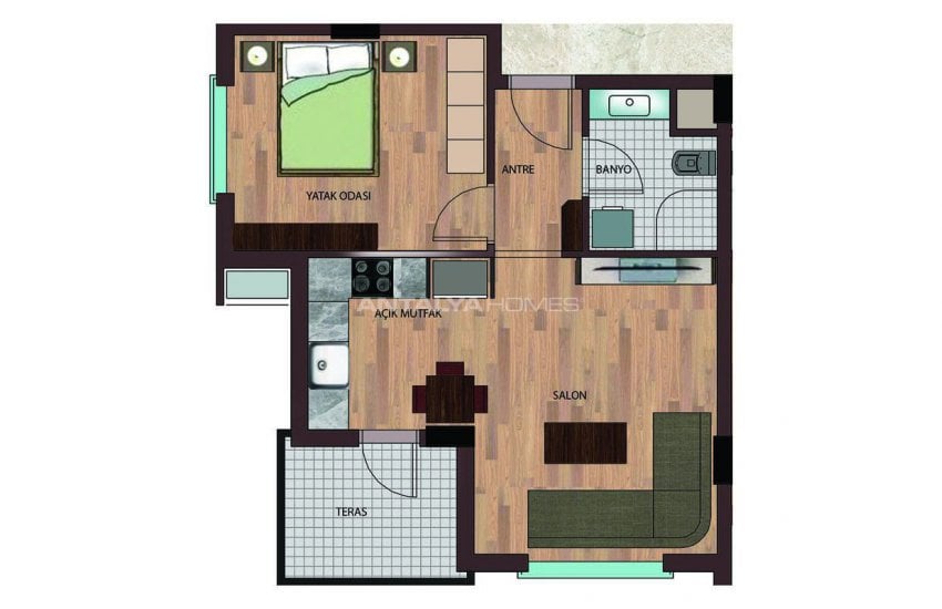 Modern Apartments at a Favourable Location of Antalya 49