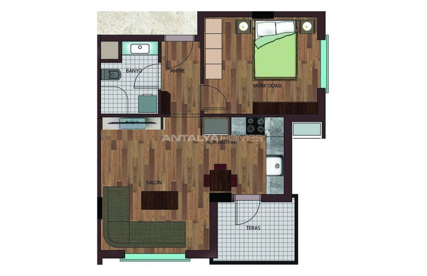 Modern Apartments at a Favourable Location of Antalya 51