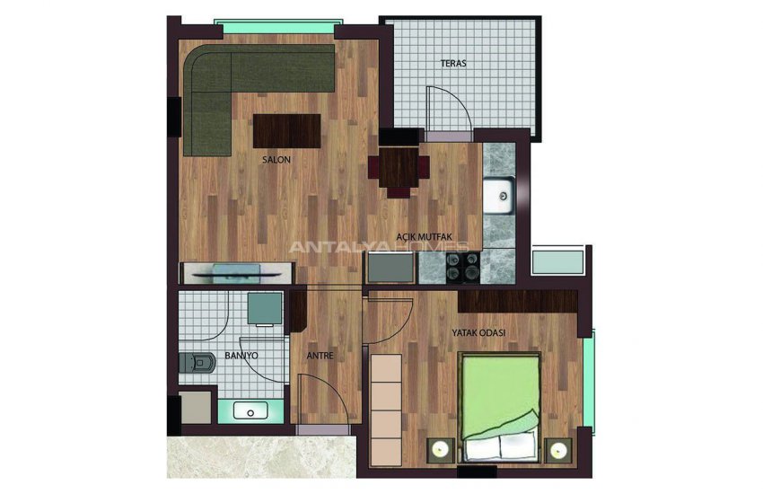 Modern Apartments at a Favourable Location of Antalya 52