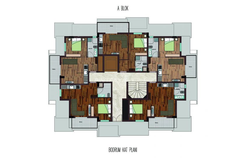 Modern Apartments at a Favourable Location of Antalya 45