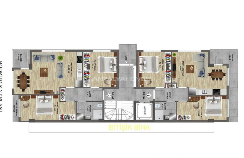 Appartements Modernes Proches Des Commodités À Antalya 29