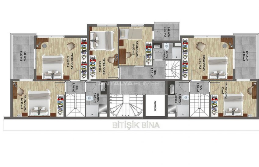 Appartements Modernes Proches Des Commodités À Antalya 31