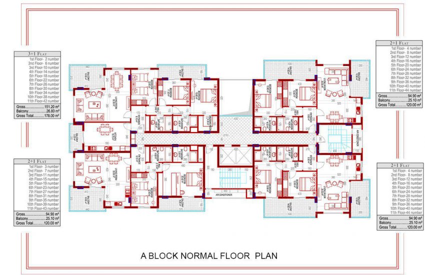 آپارتمانها در آلانیا با طراحی مدرن و فضای داخلی لوکس 11