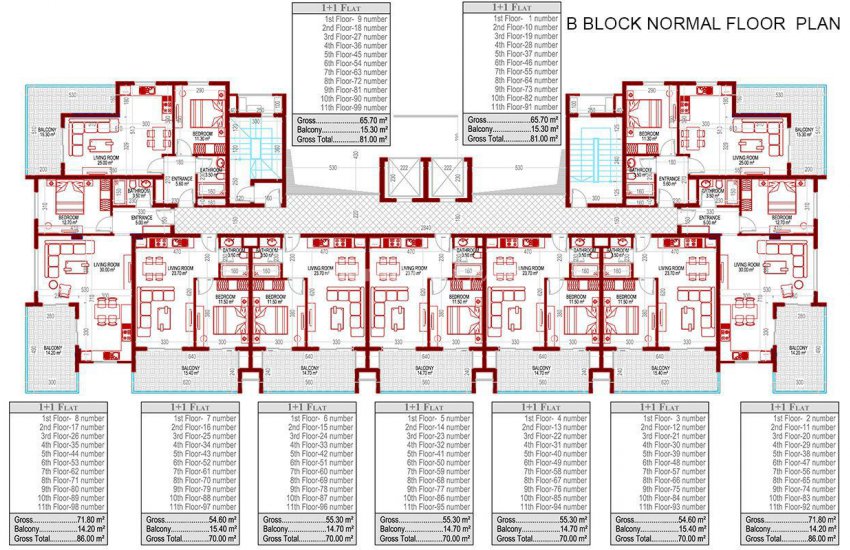 آپارتمانها در آلانیا با طراحی مدرن و فضای داخلی لوکس 14