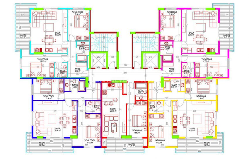 First-class Alanya Apartments 650 Mt to Mahmutlar Beach 44